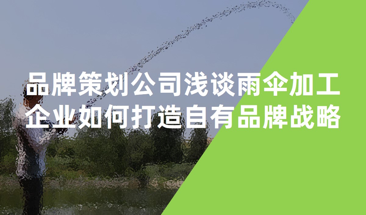 品牌策劃公司淺談?dòng)陚慵庸て髽I(yè)如何打造自有品牌戰(zhàn)略